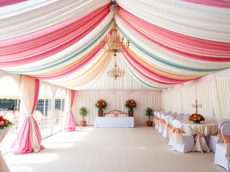Custom Event Canopy Decor