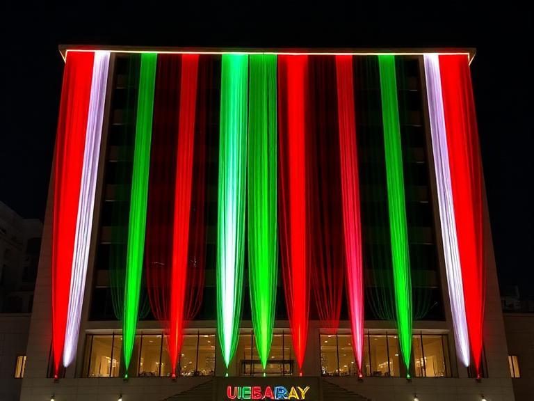 National Day Light Installations